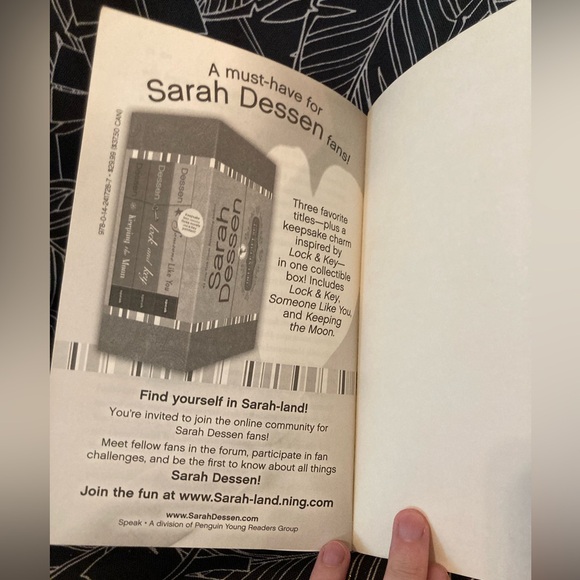 Lock and Key - Sarah Dessen Teen Young Adult Book - Picture 10 of 10